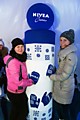 Теплые столбы на катке в Парке горького