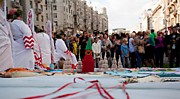 Вязаная карта Москвы 5х6м