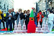 Вязаная карта Москвы 5х6м 